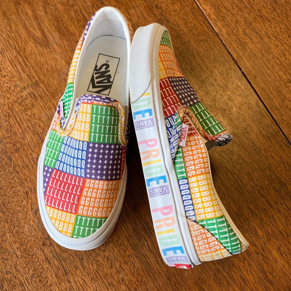 Vans slip on PRIDE shoes